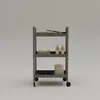 Carrello per cosmetici in metallo argentato Anteprima dell’immagine prodotto 12