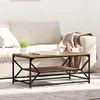 vidaXL Couchtisch Artisan-Eiche 90 x 50 x 40 cm Produktbild-Vorschau 2