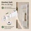 Heizkörperhalterung Wand, 4er-Set Weiß, für gerade Produktbild-Vorschau 6