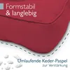 Coussin Beautissu Lounge Outdoor Rouge XLuna, 60 x 40 cm Voir les images du produit 4