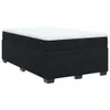 Boxspringbett mit Matratze Schwarz 120x190 cm Samt Produktbild-Vorschau 1