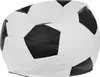Ecopuf, Sitzkissen Fußball L, Farbe: Schwarz Produktbild-Vorschau 2