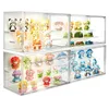 LED Acryl Vitrine 36×22×18cm, 3 Ebenen Transparente Produktbild-Vorschau 1