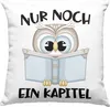 Trendation - Leseratte Geschenk Deko-Kissen mit Füllung Produktbild-Vorschau 1