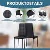 Židle do jídelny Albatros RIMINI Set of 6, černá - Náhled obrázku produktu 3