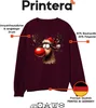 Vtipný jelení sob Rudolf Moose - vánoční svetr, bordó, L Náhled obrázku produktu 4