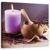 Leinwandbild Lavendel-Spa-Kerze 30x30 Feeby Violett bild Produktbild-Vorschau 1