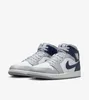 Air Jordan 1 Mid Wolf Grey Midnight Navy - EU: 44.5 Produktbild-Vorschau 5