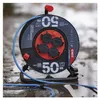 Wetterfeste Kabeltrommel 50 m / 4 Steckdosen / blau / PVC / 230 V / 1,5 mm2 Produktbild-Vorschau