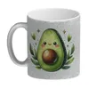 Avocado Glitzer-Kaffeebecher Produktbild-Vorschau 2