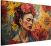 Wandbilder XXL Frida Kahlo 80x120 cm 1 tlg  Wand Deko Produktbild-Vorschau 1