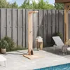vidaXL Tuindouche, 210 cm, massief hout (dennenhout) en Productafbeelding-voorbeeld 2
