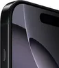 A close-up view of the top corner of a black smartphone, showing the edge and a portion of the screen. Produktbild-Vorschau