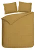 Heckettlane Amber-Gold Bettbezug Diamante - 155x220 cm + 1 Produktbild-Vorschau 5