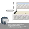 INONEFT Boxspringbett 140x200cm mit LED, Doppelbett mit Produktbild-Vorschau 5