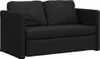 vidaXL Bodensofa mit Schlaffunktion Schwarz 112x174x55 cm Produktbild-Vorschau 6