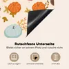 KitchenYeah© Herdabdeckplatte Kürbis - Kürbis - Blumen - Produktbild-Vorschau 5