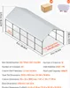 Stanové garáže VEVOR, 4 x 8 x 3,15 m, stanové garáže s Náhled obrázku produktu 7
