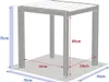Gartentisch "evasion" holzoptik leinen & ton 2-sitzer lates Produktbild-Vorschau 7