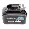 A black Makita battery pack with teal and white labeling is shown against a white background. Náhľad obrázku produktu