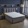 BIRDY  Bett Grau Boxspringbett mit Matratze 160x200 Produktbild-Vorschau 1