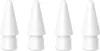 Four white stylus pen tips are arranged in a row against a white background. Produktbild-Vorschau