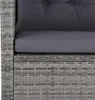 vidaXL 6-tlg. Garten-Lounge-Set mit Auflagen Poly Rattan Produktbild-Vorschau 5