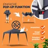 CASARIA Pavillon Capri 3x3m Pop-up Anthrazit Produktbild-Vorschau 2