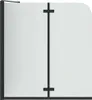vidaXL Paroi de douche noire 120 x 68 x 130 cm Voir les images du produit 5