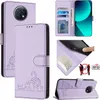 Leder Hülle für Xiaomi Redmi Note 9T Süße Katze Flip Case Produktbild-Vorschau 1