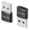 deleyCON USB C Adapter, 2 Stück, C Buchse auf A Stecker - Produktbild-Vorschau 2