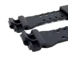 Two black watch straps are shown against a white background. Anteprima dell’immagine prodotto
