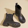 ASKSA Damen Gefuettert Wasserdicht Gummistiefel Halbhohe Produktbild-Vorschau 2
