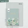 Business-Timer 2026/2027 / 17 Monate / A5 / Minty Leaves / Produktbild-Vorschau 3