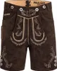 Pantaloni corti in pelle tradizionali da uomo PAULGOS - HK1 Anteprima dell’immagine prodotto 5