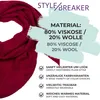 styleBREAKER Damen Strick Dreieckstuch meliert | großes Produktbild-Vorschau 4