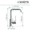 LOS ANGELES Waschtischarmatur, Chrom Produktbild-Vorschau 5