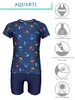Aquarti Baby Jungen Bade-Set Zweiteiliger Kinder Badeanzug Produktbild-Vorschau 2