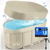 LIVIKING® Eisbad + Faltbare Badewanne Erwachsene [120cm - Produktbild-Vorschau 1