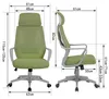 Bürostuhl mit Lordosenstütze im Netzstoff-Design Produktbild-Vorschau 8