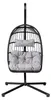 home24 Hängesessel - Polyrattan / Stahl Produktbild-Vorschau 5