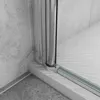 B:90xT:80x197cm 180°Falttür Nano+ESG Glas Eckeinstieg Produktbild-Vorschau 7