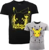 Pokémon Pikachu Kinder kurzarm T-Shirt – Grau / 110/116 Produktbild-Vorschau 2
