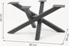 Piètement de table « Umala » 80 x 49 x 43 cm Pieds de table Voir les images du produit 4