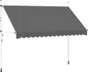vidaXL Store rétractable manuel 350 cm Anthracite Voir les images du produit 7