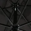 vidaXL Sonnenschirm mit Metall-Mast 300 cm Schwarz Produktbild-Vorschau 8