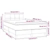 Boxspringbett mit Matratze & LED Rosa 120x200 cm Samt Produktbild-Vorschau 8