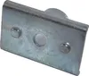 A close-up, isolated shot of a metal bracket. Produktbild-Vorschau