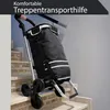 Faltbarer Aluminium Einkaufstrolley 57L (48L + 9L Kühlfach) Produktbild-Vorschau 3
