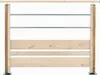 MOKA - Semipalo terminale in legno di abeteColore legno di Anteprima dell’immagine prodotto 4